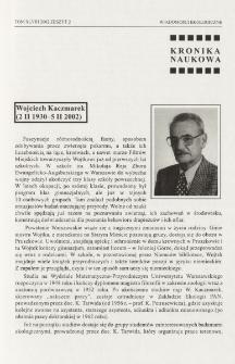 Wojciech Kaczmarek (2 II 1930-5 II 2002)