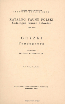 Gryzki = Psocoptera