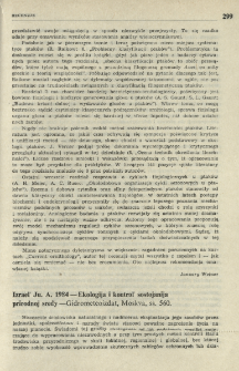 Izrael' Ju. 1984 - Ekologija i kontrol' sostojanija prirodnoj sredy - Gidrometeoizdat, Moskva, ss. 560