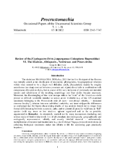 Review of the [Cyphogastra DEYR.]-supergenus (Coleoptera: Buprestidae) VI. The Modesta-, Obloquens-, Ventricosa- and Pistor-circles
