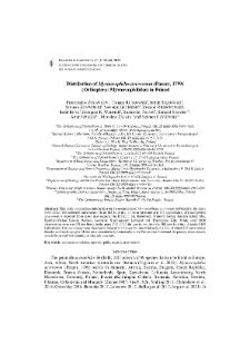 Distribution of Myrmecophilus acervorum (Panzer, 1799) (Orthoptera: Myrmecophilidae) in Poland