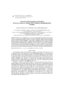 Occurrence of the greenhouse camel cricket Tachycines asynamorus Adelung, 1902 (Orthoptera: Rhaphidophoridae) in Poland