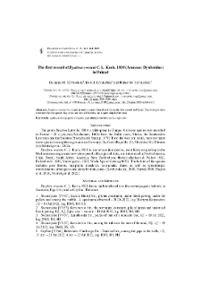 The first record of Dysdera crocata C. L. Koch, 1838 (Araneae: Dysderidae) in Poland