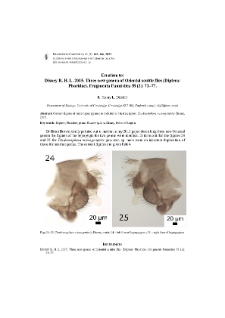 Erratum to: Disney R. H. L. 2015. Three new genera of Oriental scuttle flies (Diptera: Phoridae). Fragmenta Faunistica 58 (2): 71&ndash;77