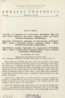Taxonomy of Anguispira (?) marmorensis (H. B. Baker, 1932) with notes on the taxonomy of the genera Anguispira Morse and Discus Fitzinger (Gastropoda, Endodontidae)