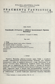 Prostoskrzydłe (Orthoptera) w siedliskach kserotermicznych Pojezierza Mazurskiego