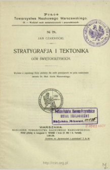 Stratygrafja i tektonika G&oacute;r Świętokrzyskich