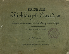 Opisanie niekt&oacute;rych owad&oacute;w lasom sosnowym naybardzi&eacute;y szkodzących : z wyobrażeniem ich postaci