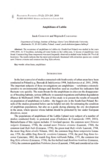 Amphibians of Lublin