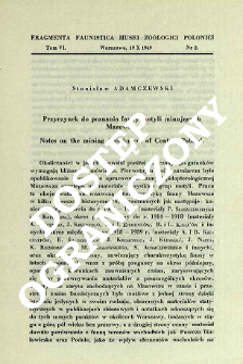 Materiały do znajomości ichtiofauny Warty i jej dopływ&oacute;w = Materialy k poznani&ucirc; ihtiofauny reki Varty u e&euml; pritokov