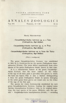 Carpathobyrrhulus tatricus sp. n. from the Tatry (Coleoptera, Byrrhidae) : [With 4 textfigures]