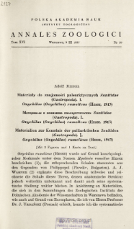 Materialien zur Kenntnis der pal&auml;arktischen Zonitiden (Gastropoda). 1, Oxychilus (Oxychilus) rumelicus (Hesse, 1913) : [Mit 3 Figuren und 1 Karte im Text]