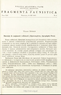 Materiały do znajomości rośliniarek (Hymenoptera, Symphyta) Pienin