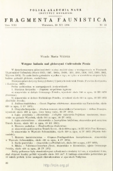 Wstępne badania nad glebowymi Collembola Pienin
