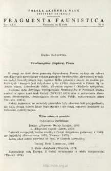 Stratiomyidae (Diptera) Pienin