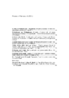 Fragmenta Faunistica - Spis treści vol. 49, no. 2