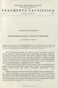 R&oacute;wnonogi lądowe (Isopoda terrestria) G&oacute;r Świętokrzyskich