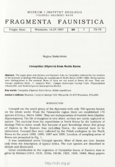 Conopidae (Diptera) from North Korea