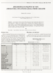 Mylonchulus politus sp. nov. (Nematoda: Mylonchulidae) from Ukraine