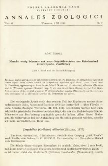 Manche wenig bekannte und neue Oxychilus-Arten aus Griechenland (Gastropoda, Zonitidae)