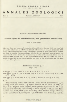 Two new species of Anatonchus COBB, 1916 (Nematoda: Mononchida)