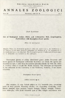 List of Neotropical Aethes BILLB. and Aethesoides RAZ. (Lepidoptera, Tortricidae) with descriptions of new species