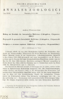 Beitrag zur Kenntnis der koreanischen Halticinen (Coleoptera, Chrysomelidae) = Przyczynek do poznania koreańskich Halticinae (Coleoptera, Chrysomelidae)