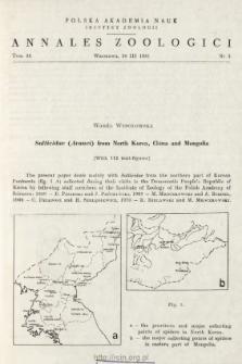 Salticidae (Aranei) from North Korea, China and Mongolia