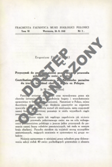 Przyczynek do poznania nicieni pasożytniczych przewodu pokarmowego owiec w Polsce = Contribution &agrave; la connaissance des N&eacute;matodes parasites du tractus intestinal chez les brebis en Pologne