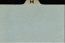 Katalog Protozoa: H