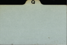 Katalog Protozoa: Q