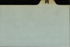 Katalog Protozoa: R