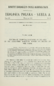 Benthos of oxbow lakes situated in the area of Zegrzyński Reservoir before its filling up with water