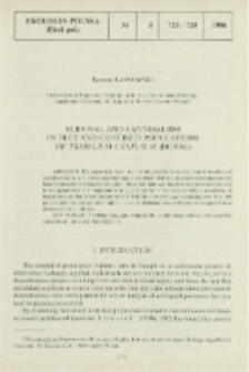 Survival and cannibalism in free and confined populations of Tribolium confusum (Duval)