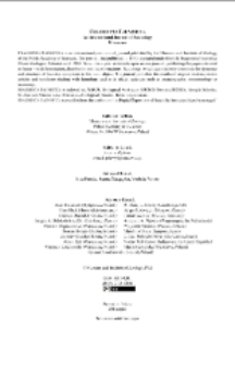 Fragmenta Faunistica vol. 62 no. 1 (2019) - contents