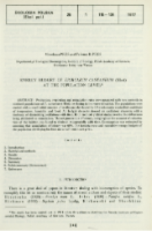 Energy budget of Tribolium castaneum (Hbst) at the population level