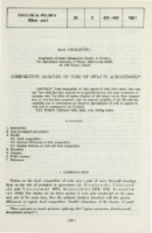 Comparative analysis of food of owls in agrocenoses