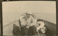 Prof. Jan Dembowski on the boat