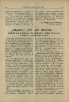 "Kradnij", czy "Nie kradnij"...- zachęta czy przestroga dla amator&oacute;w cudzej własności w swietle orzecznictwa sąd&oacute;w