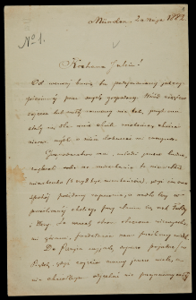 [Listy Jana Sztolcmana do siostry Julii Sztolcman]