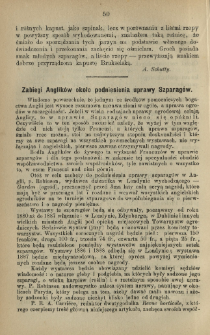 Zabiegi Anglik&oacute;w około podniesienia uprawy szparag&oacute;w