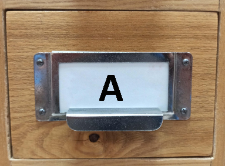 Alphabetical catalog: A
