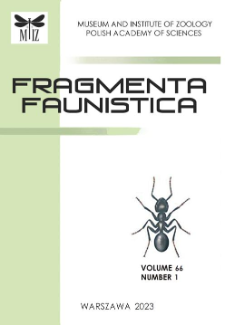 Fragmenta Faunistica, vol. 66, no. 1