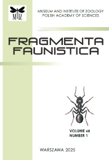 Fragmenta Faunistica, vol. 68, no. 1