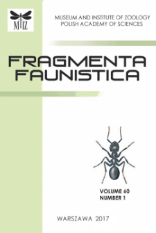Fragmenta Faunistica, vol. 60, no. 1